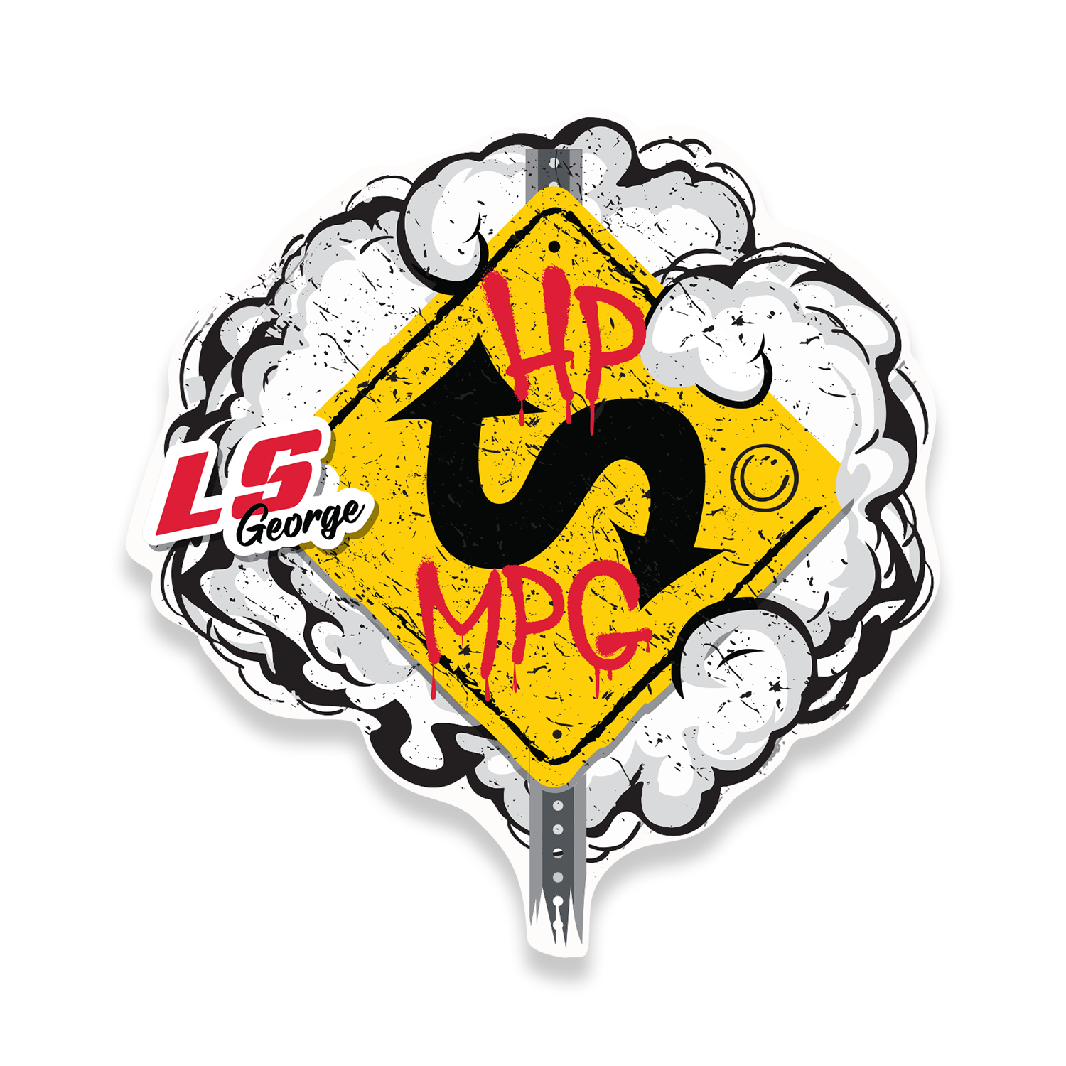 LS George HP↑ MPG↓ Air Freshener