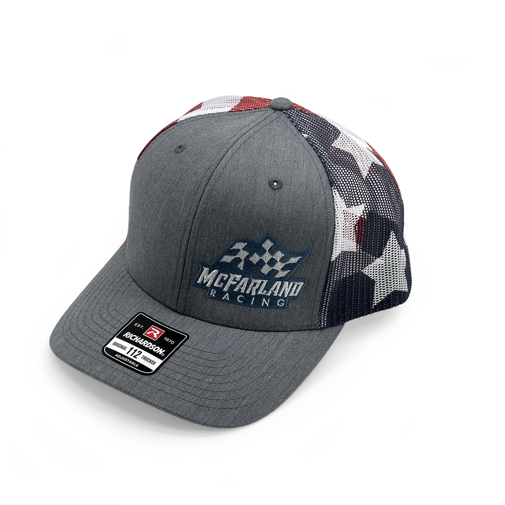 Red White and Blue Racing Hat