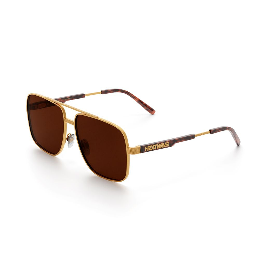 Nimitz Sunglasses: Tortoise Brown Lens