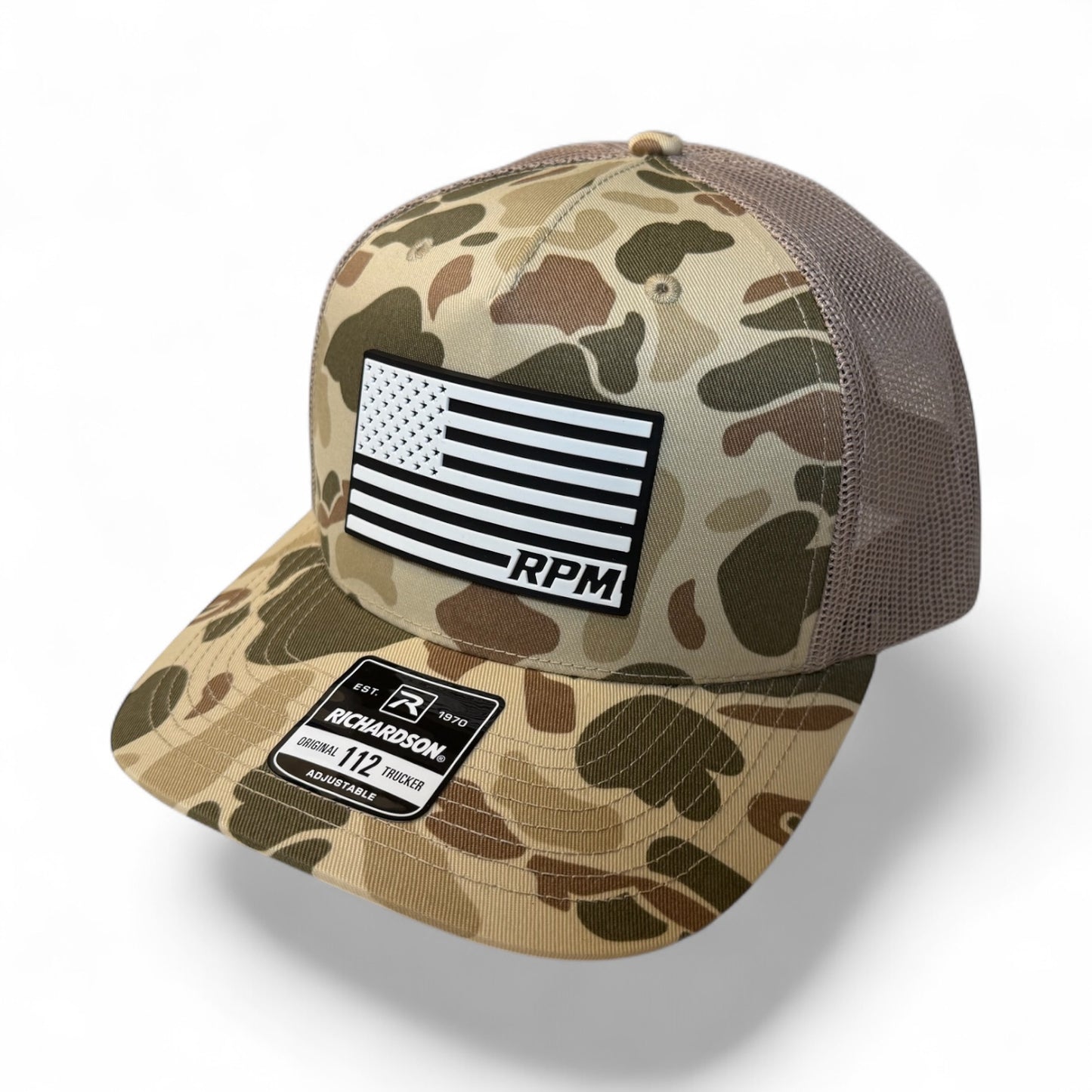 Dr. Parker's RPM Flag Patch Hats (5 options) – Cleetus Mcfarland