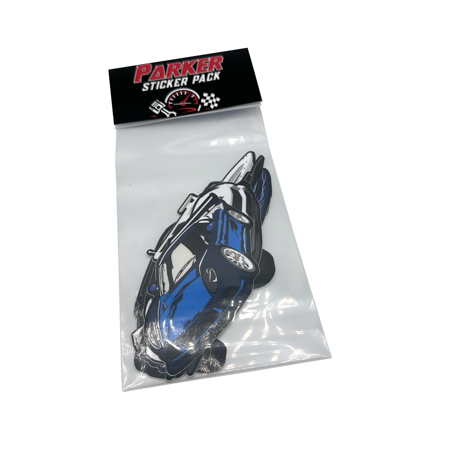 Dr. Parker Fleet Cars Sticker Pack