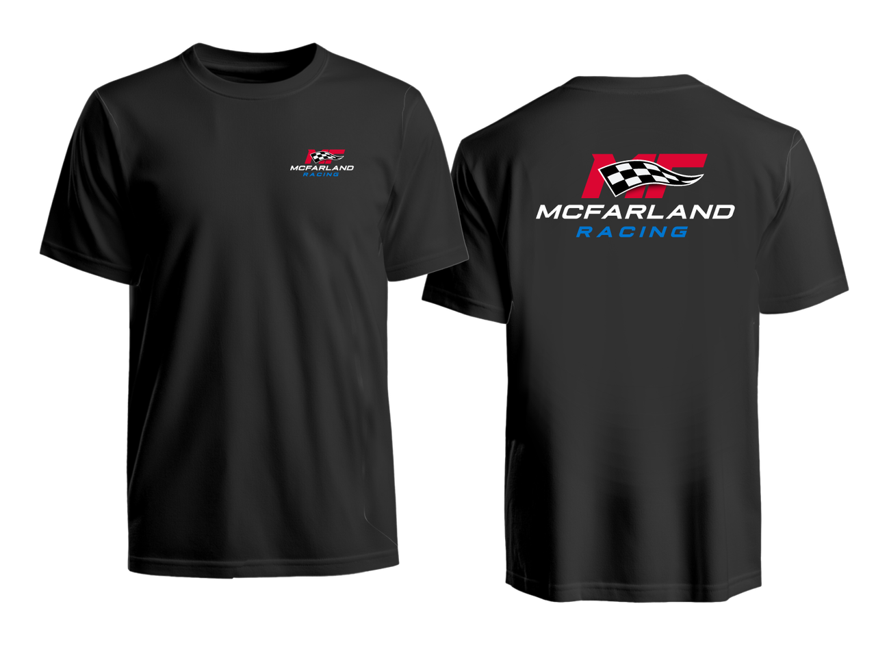 McFarland Racing T-Shirt Red White Blue