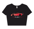 Madi's Women's Crop Top Ruby Shirt