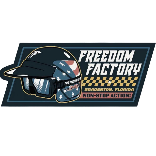 Freedom Factory Helmet Sticker