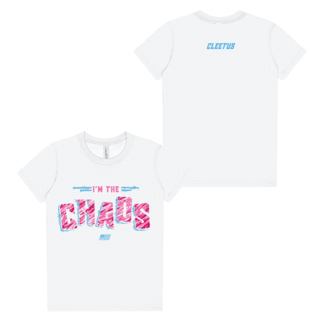 Cleetus McFarland Chaos Girl's T Shirt