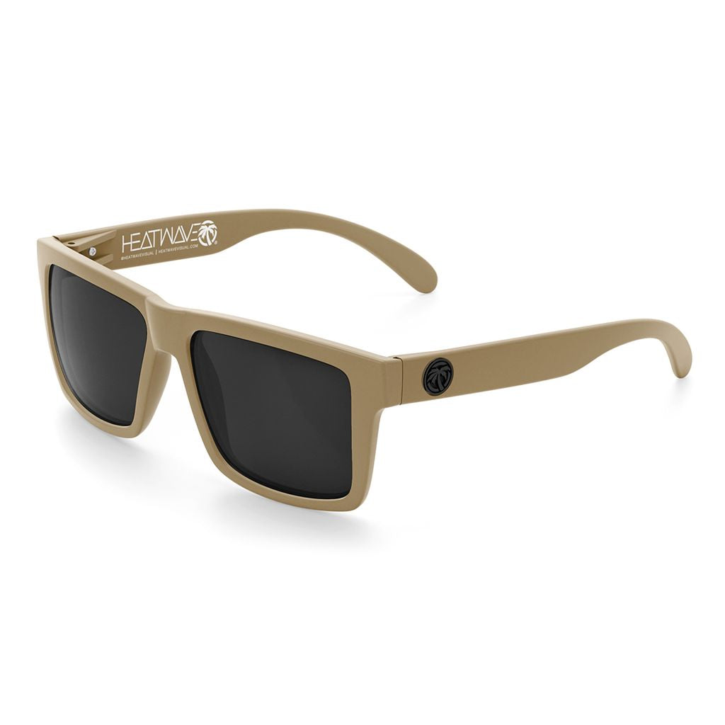 VISE Z87 Sunglasses DESERT TAN: Black Lens
