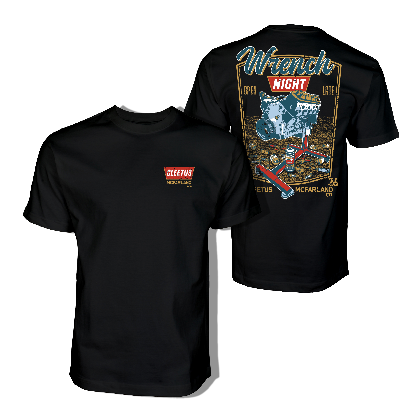 Cleetus Wrench Night T Shirt