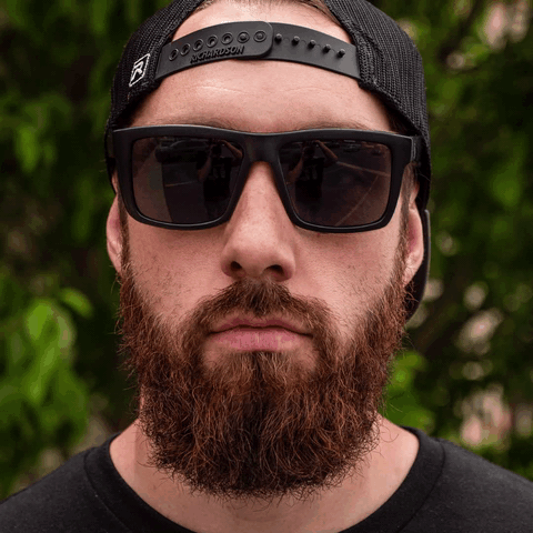 XL VISE Z87 Sunglasses Black Frame: Black Lens