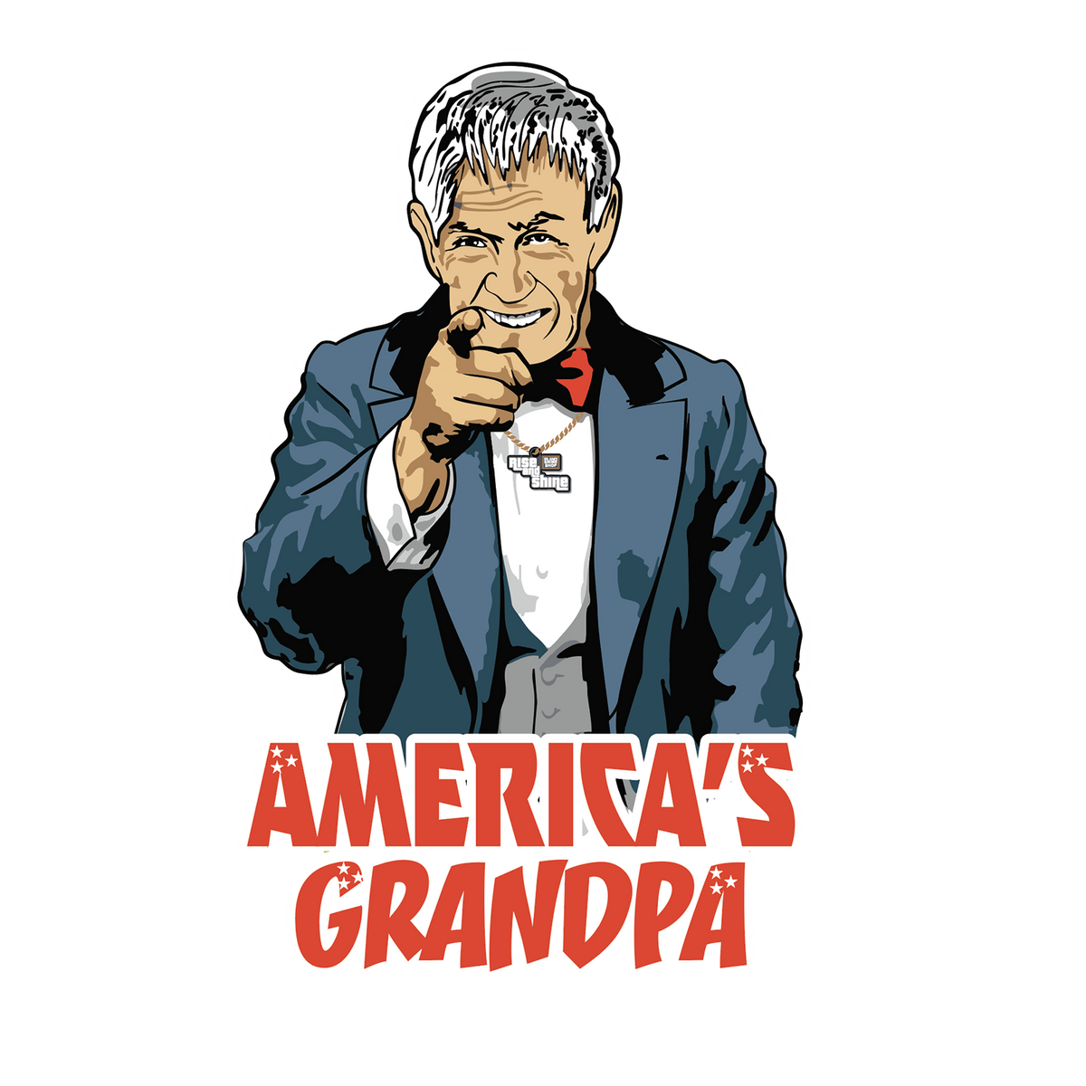 Mr. Sam America's Grandfather Sticker