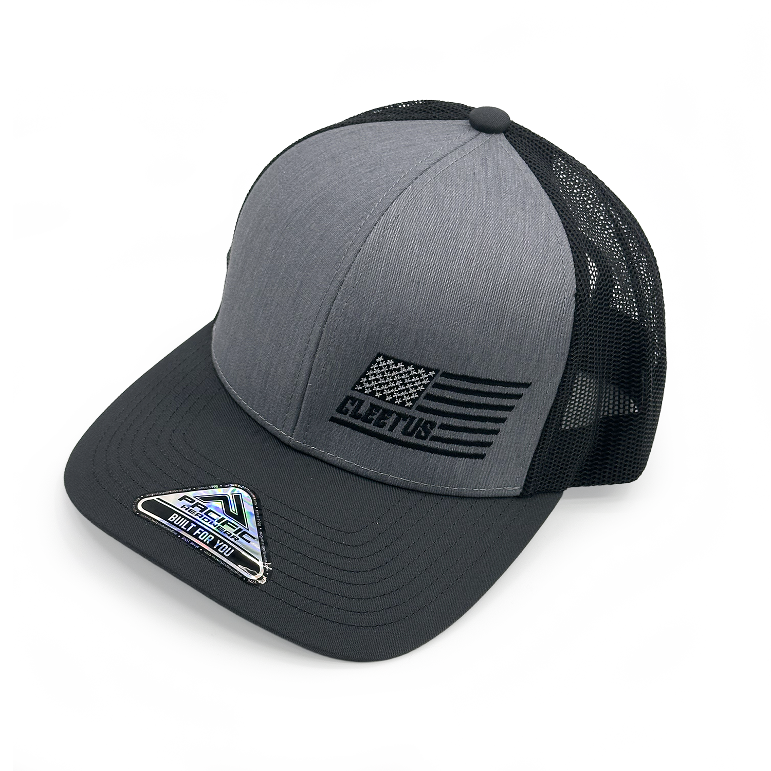 Black and Gray Machine Cleetus Hat