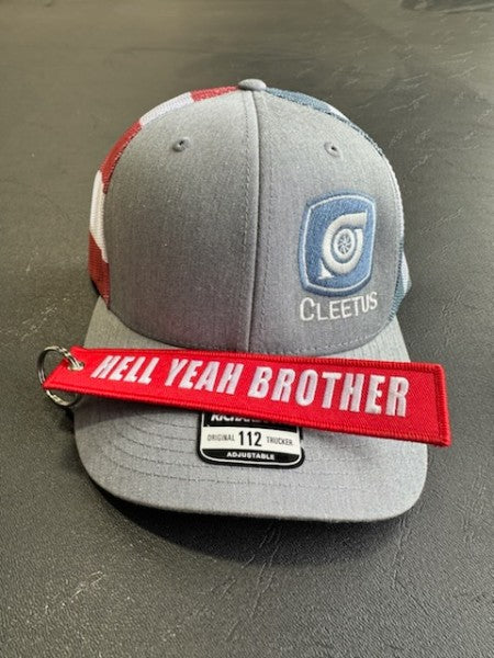 Turbo Hat and Hell Yeah Brother Keytag