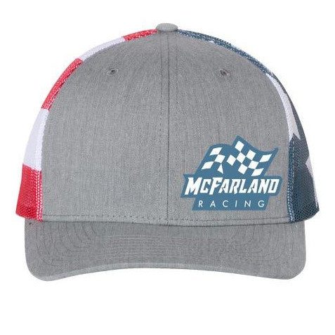 Red White and Blue Racing Hat