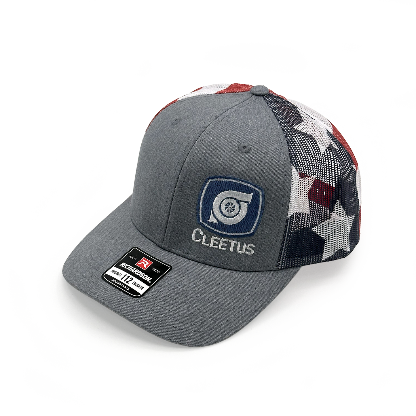 Red White and Blue Turbo Hat – Cleetus Mcfarland