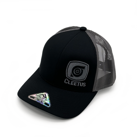 Cleetus Black and Grey Turbo Snapback
