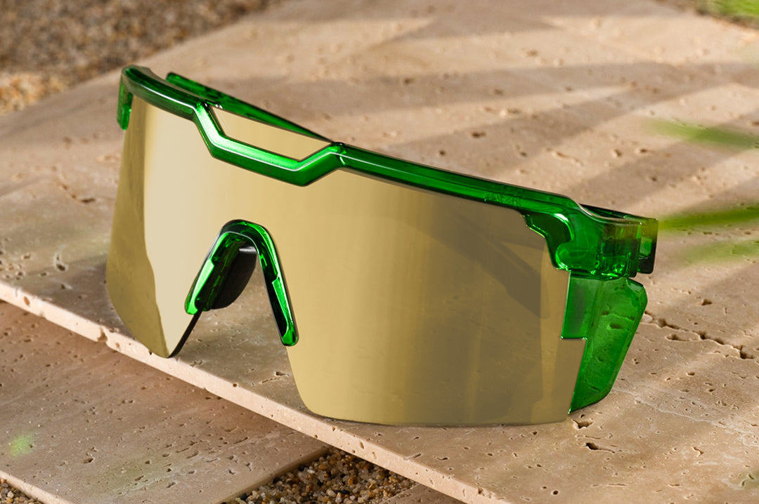 Future Tech Sunglasses: Cycad Green Z87+