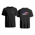 Cleetus Pixel Flag Shirt (Black or White Option)