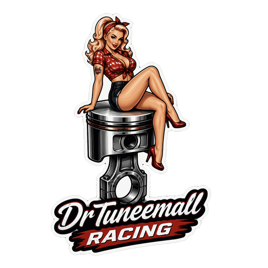 Dr. TuneEmAll's Piston Girl Sticker