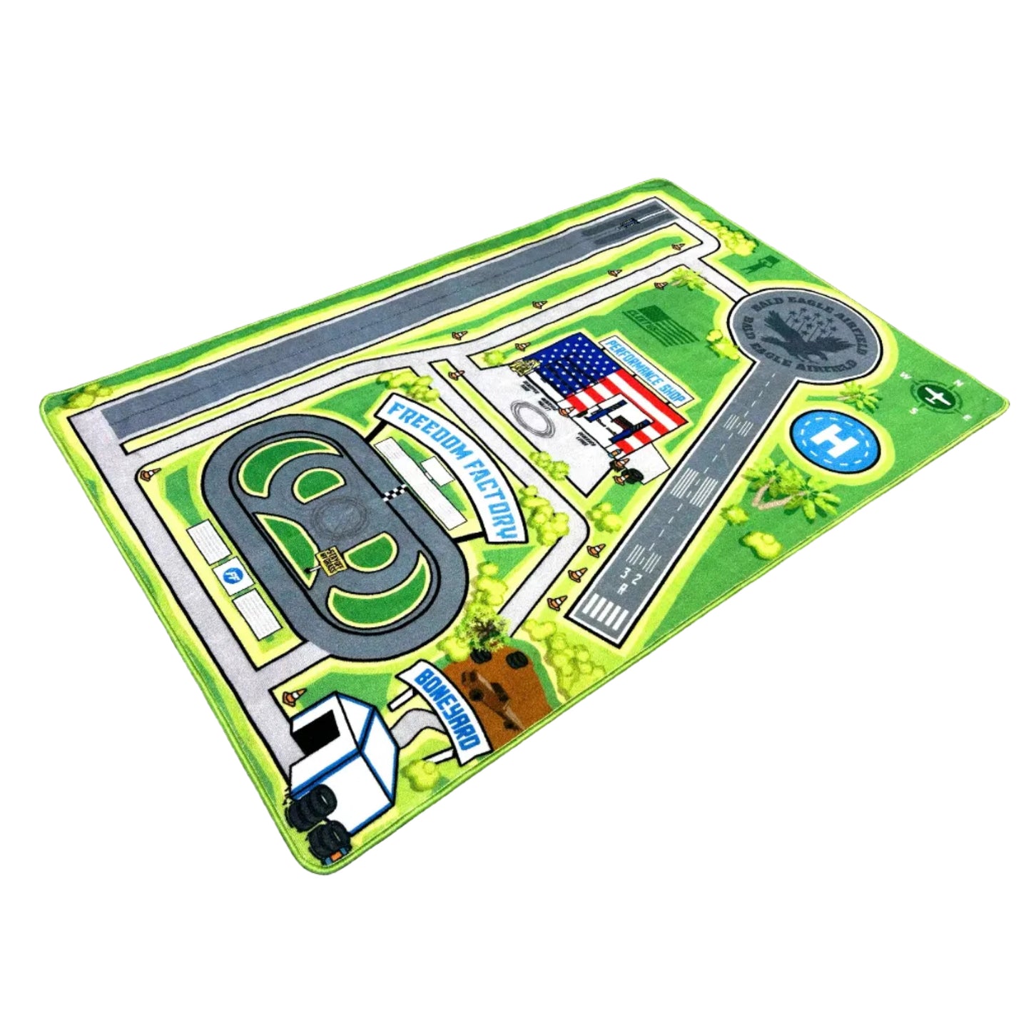 NEW Freedom Factory/Drag Strip Playmat Rug – Cleetus Mcfarland