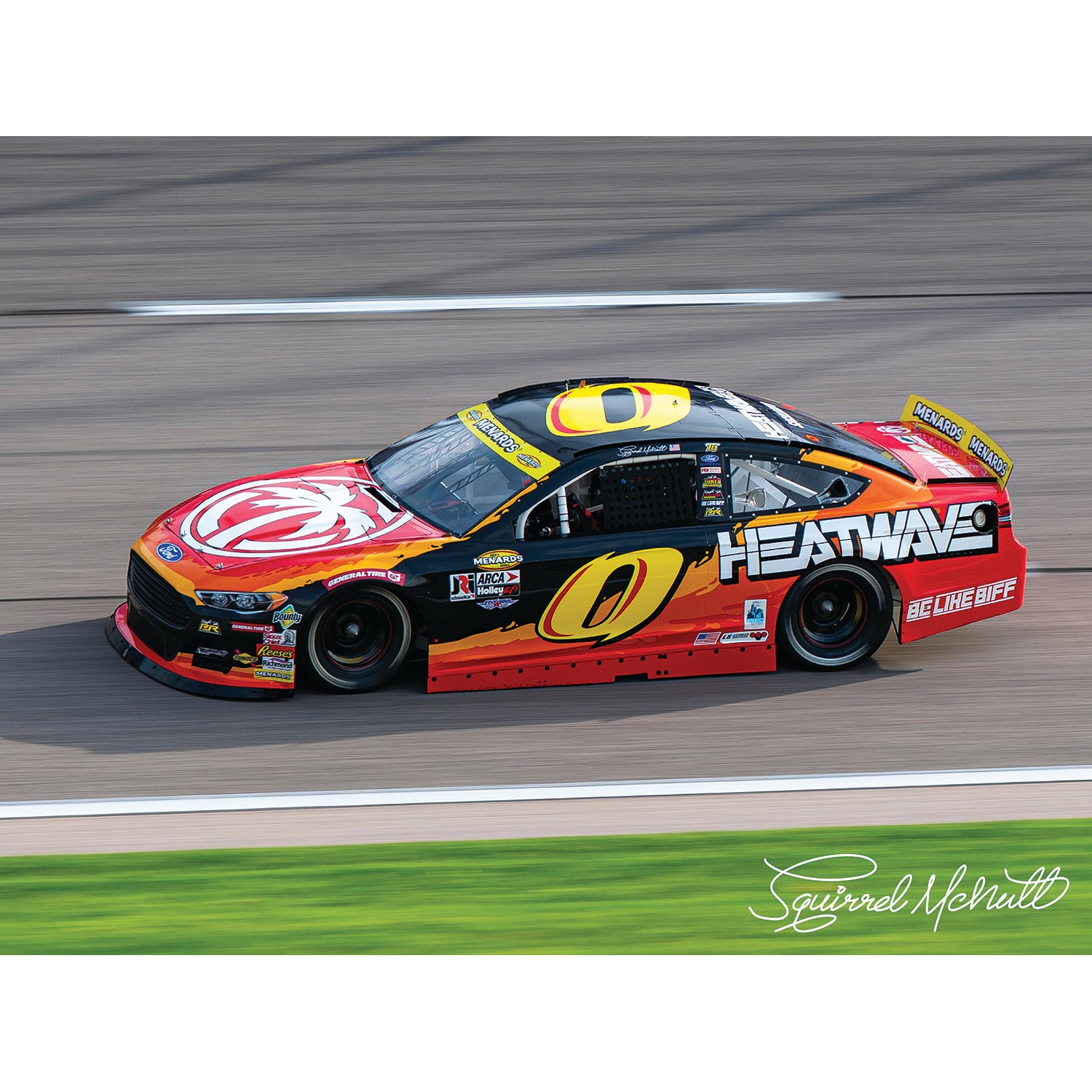 LS George Squirrel McNutt Heatwave Car Poster