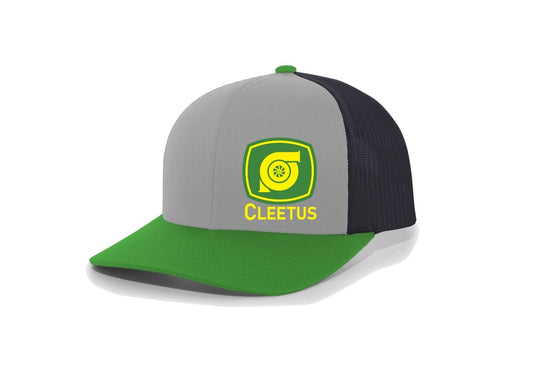 Cleetus Green and Yellow Turbo Snapback