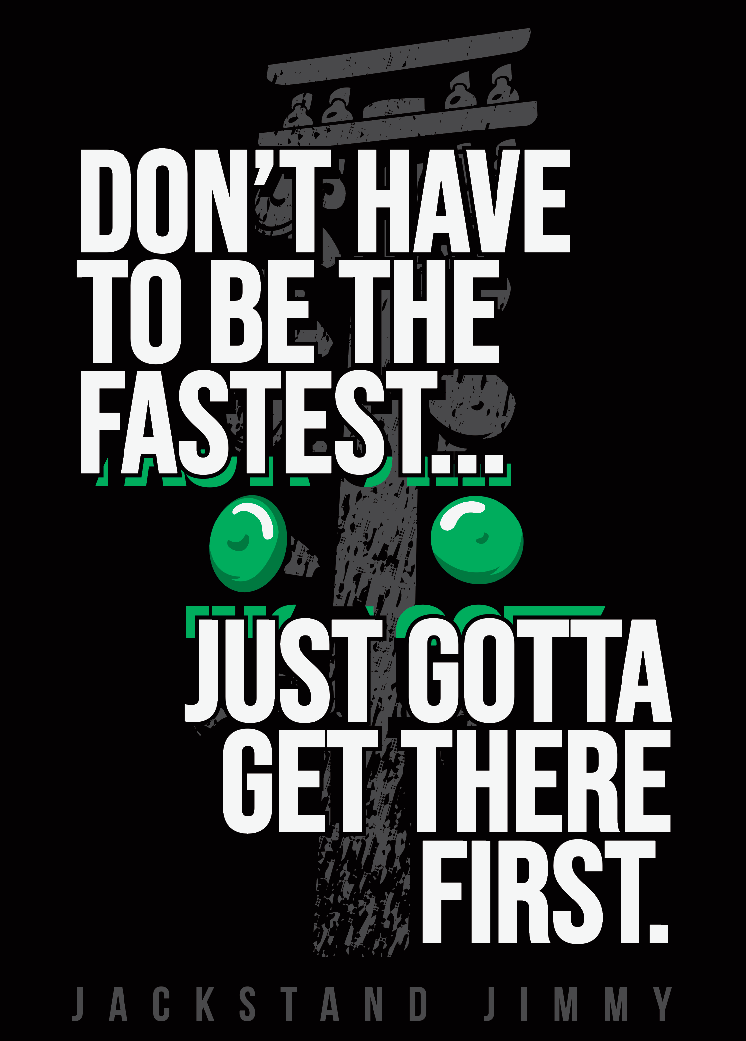 Jackstand Jimmy Fast First Sticker