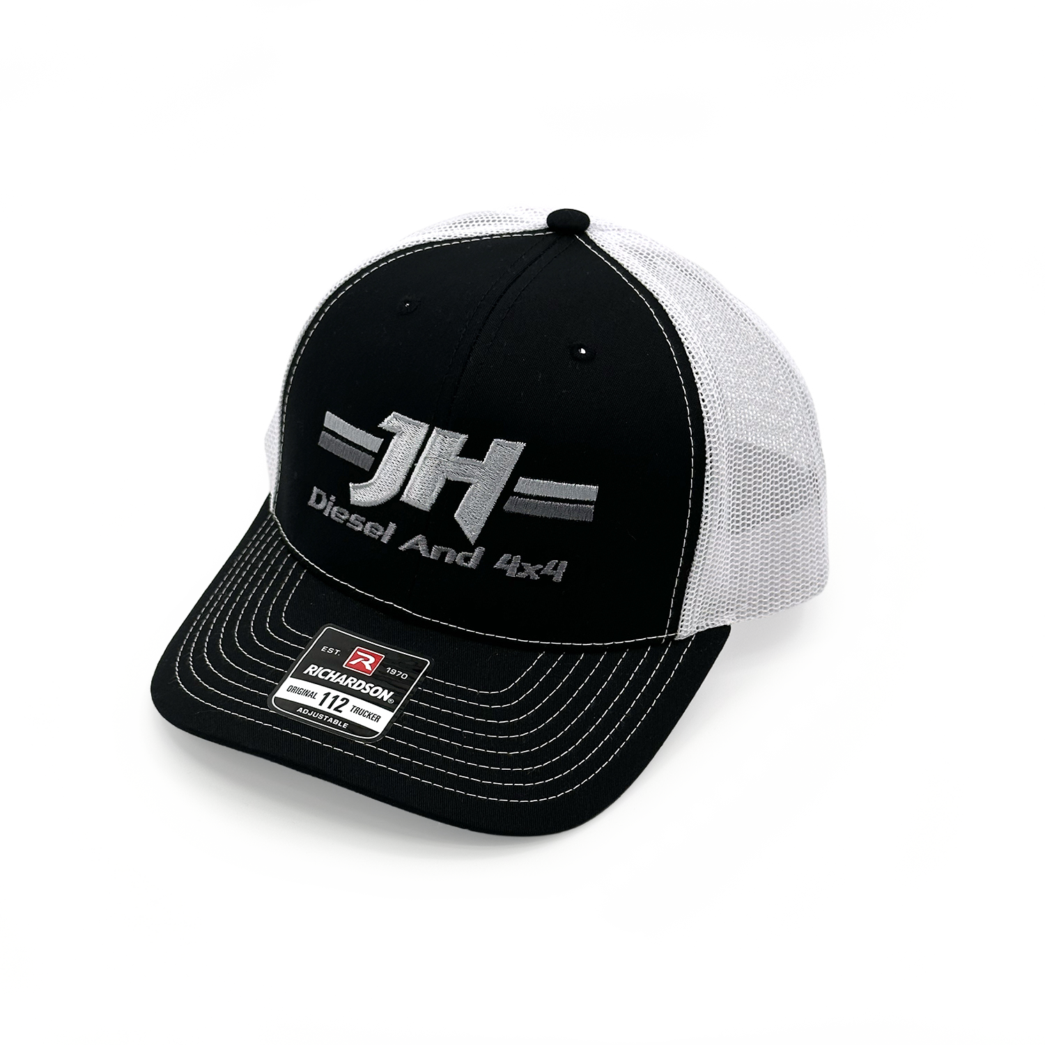 JH's Diesel Grey Front Logo Snapback Hat