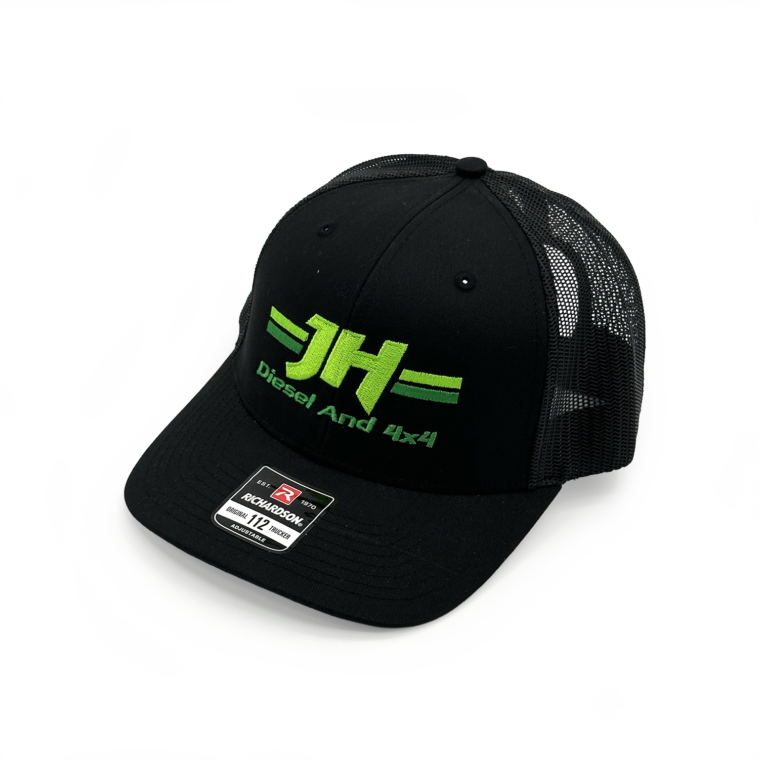 JH's Diesel Green Front Logo Snapback Hat