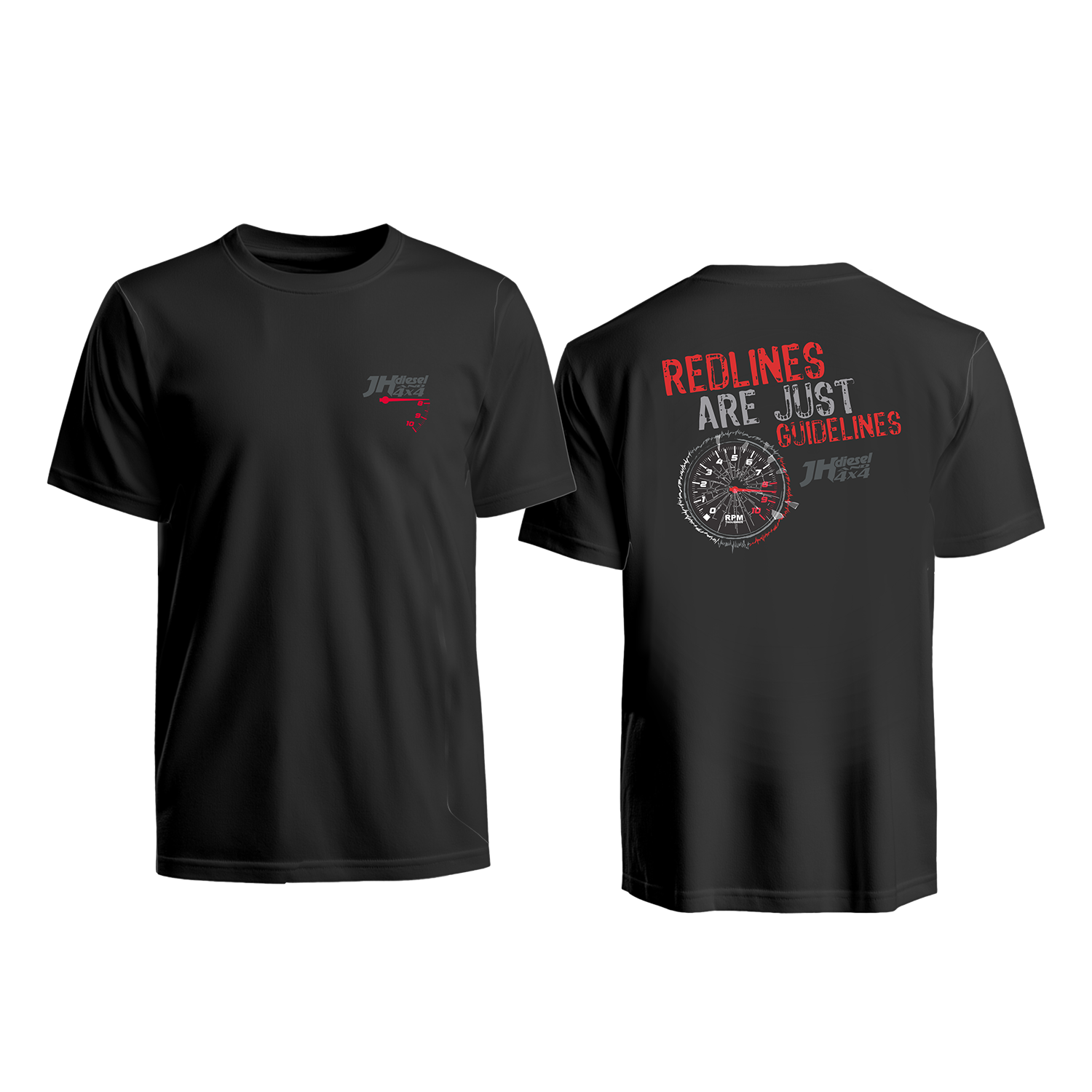 JH's Diesel Red Lines Shirt