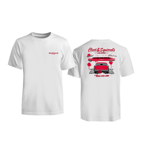 Cleet & Squirrel's Limo Service Shirt (Black or White Options)