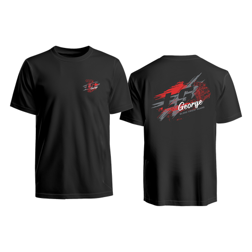 LS George's Blood Sweat Gears Shirt 2X / Black