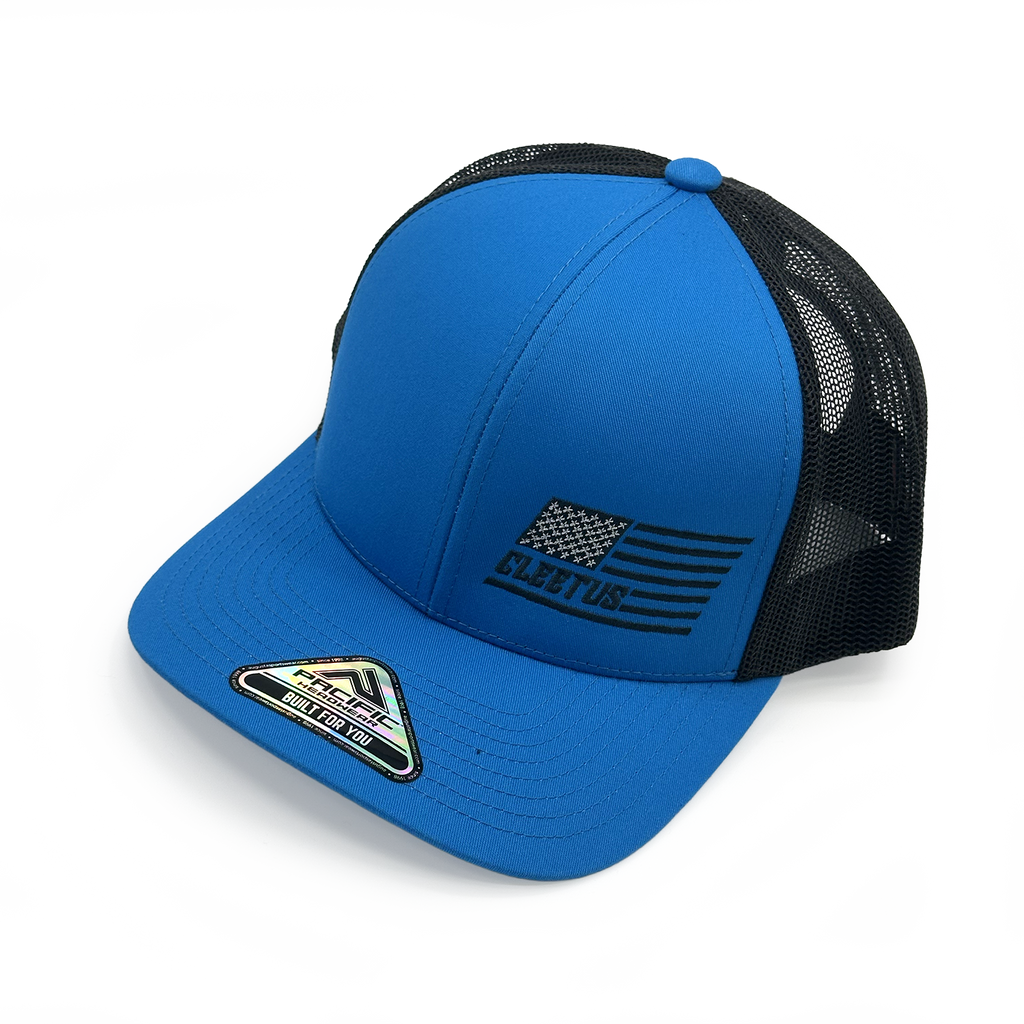 Blue Cleetus Machine Logo Snapback
