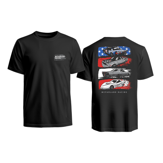McFarland Racing 4 Flag Shirt