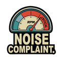RPM Noise Complaint Sticker