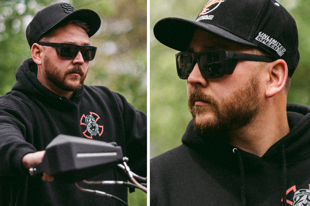 Performance Vise Sunglasses: Black Z87+