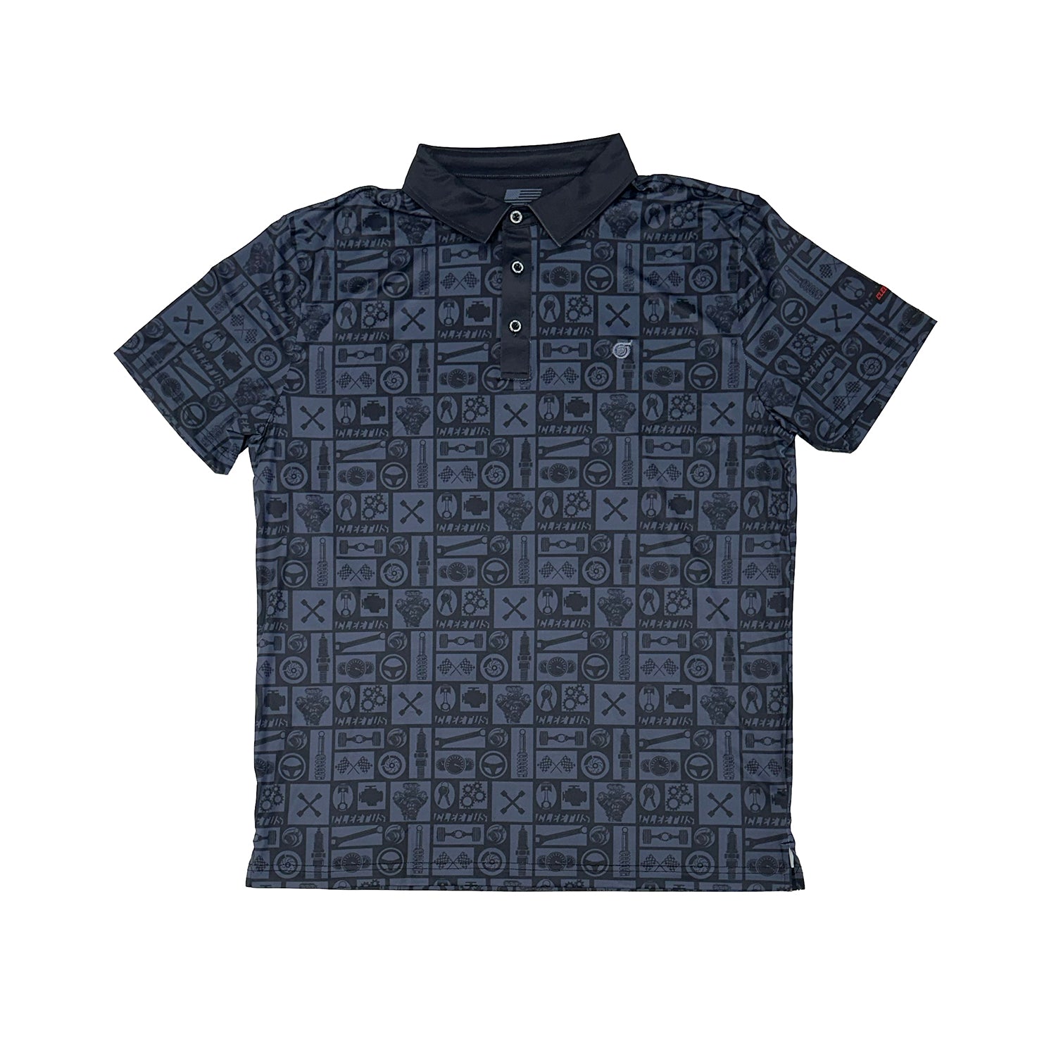 Cleetus Black Performance Polo