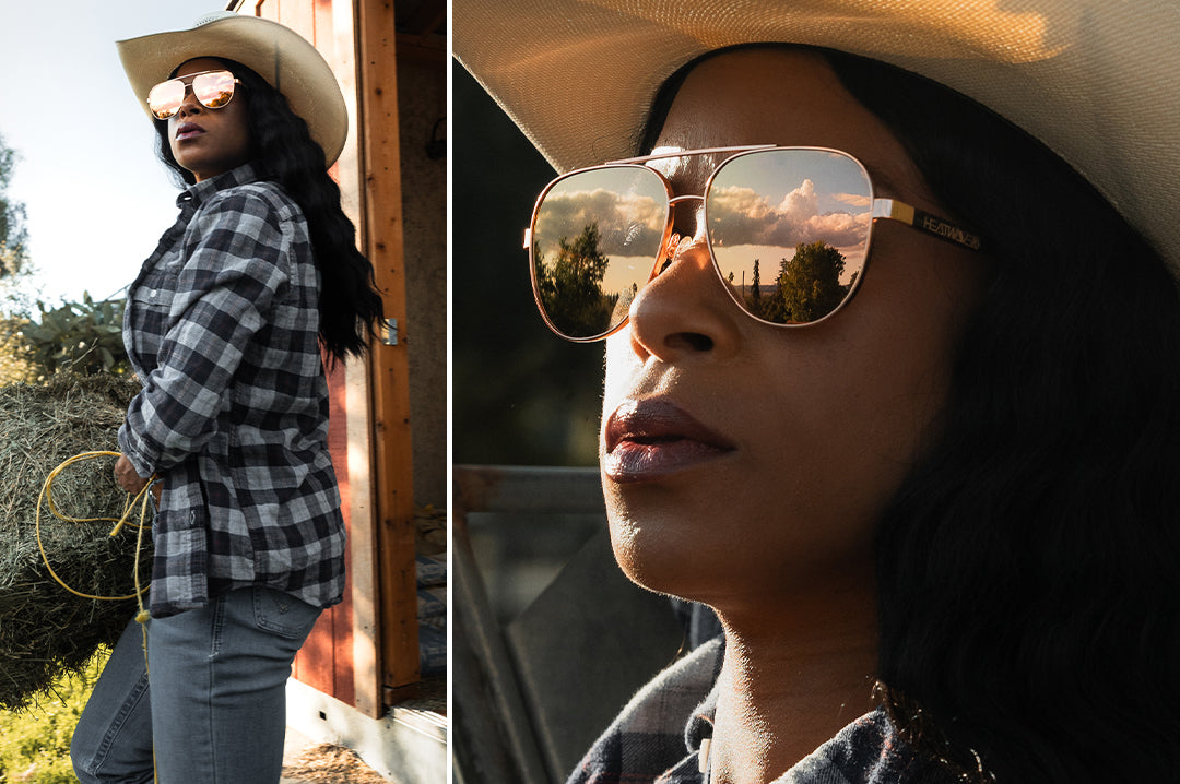 Incline Sunglasses: Velvet Tortoise Frame Rose Gold Lens