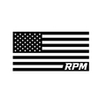 RPM FLAG-STICKER