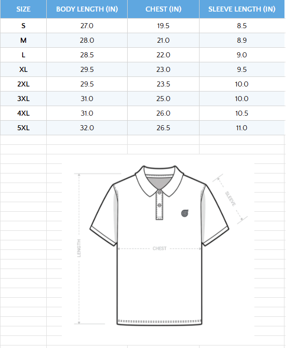 Cleetus Blue Performance Polo