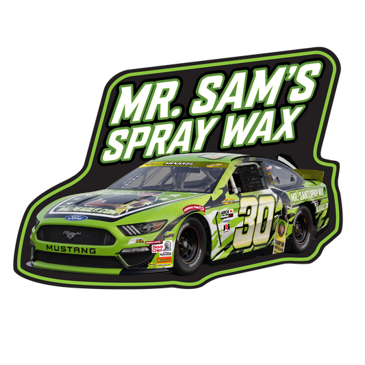Mr. Sam's Spray Wax - Sticker