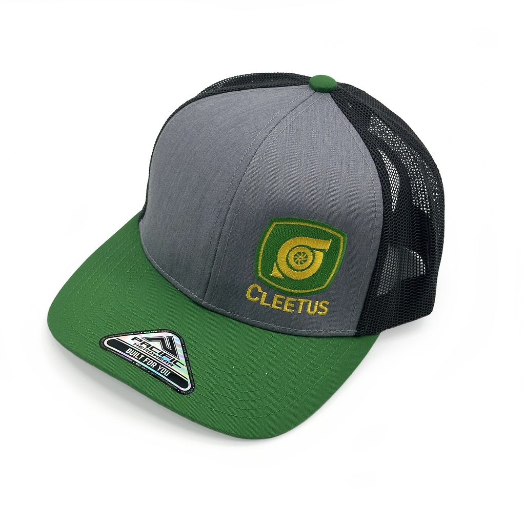 Cleetus Green and Yellow Turbo Snapback