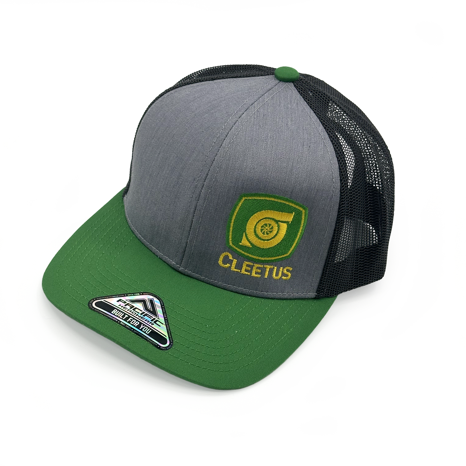 Cleetus Green and Yellow Turbo Snapback