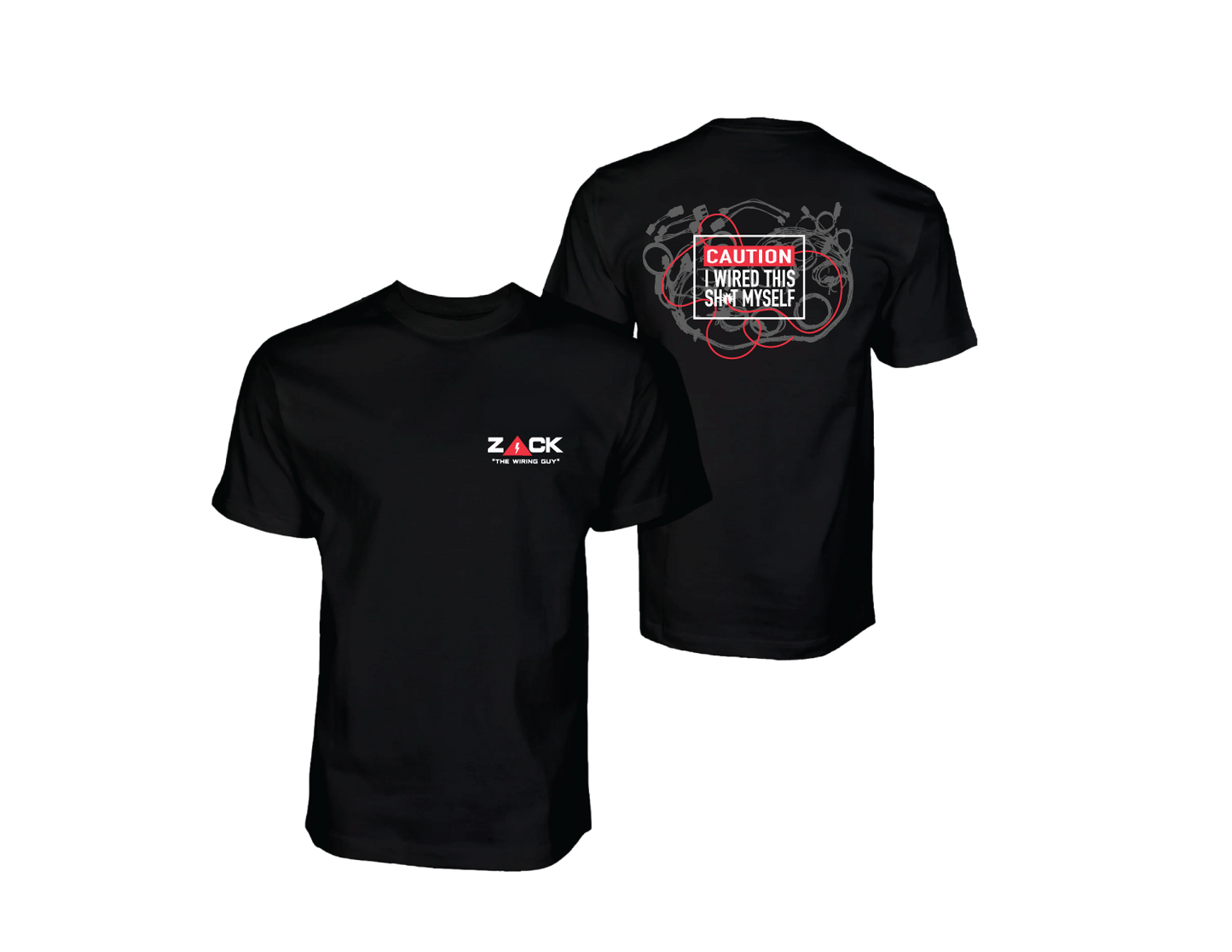 Zack the Wiring Guy Caution Shirt