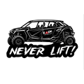 Zack Never Lift-Sticker