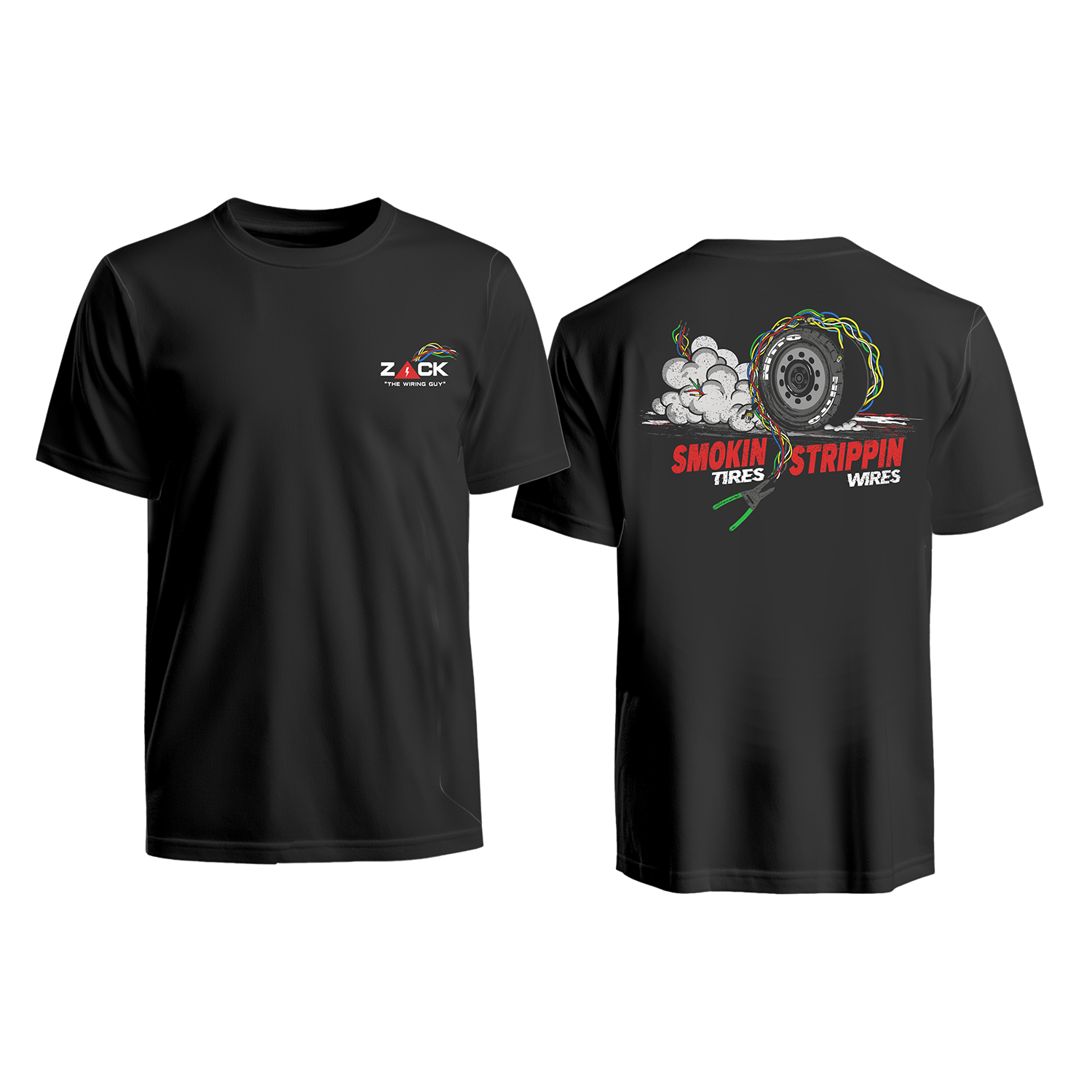 Zack The Wiring Guy's Strippin Wires Shirt
