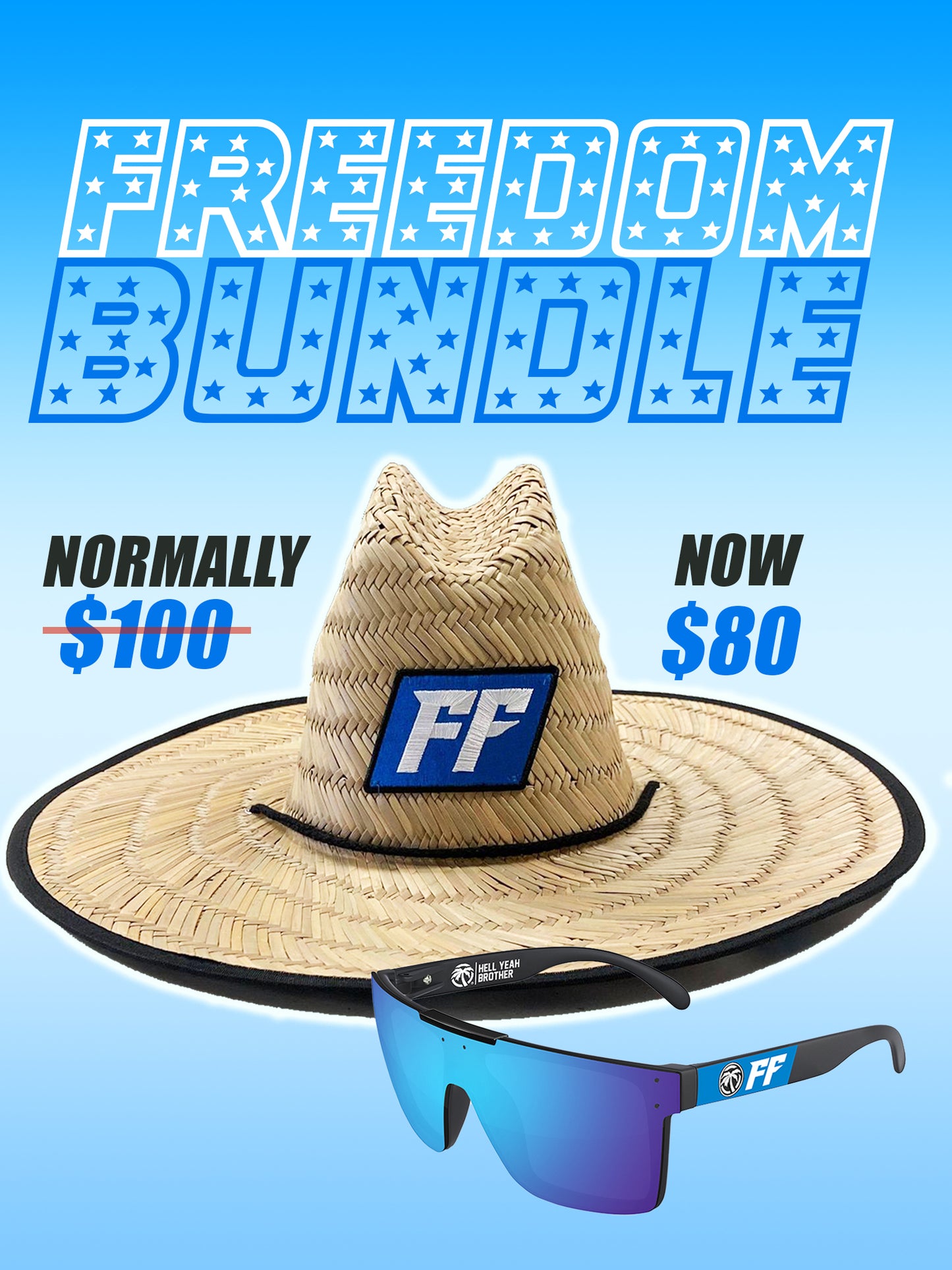 FREEDOM FACTORY Straw Hat/Heatwave Visual Shades BUNDLE!!!
