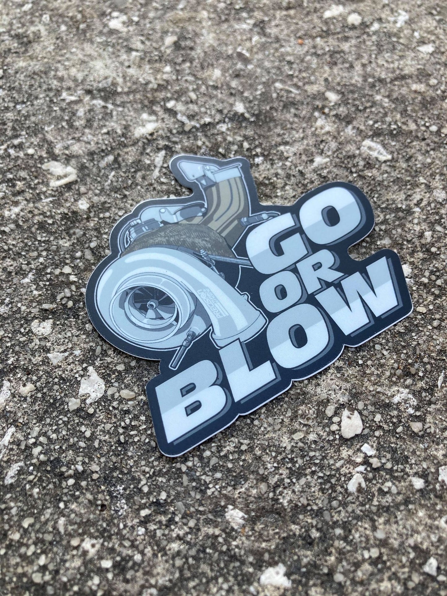 Go or Blow Sticker