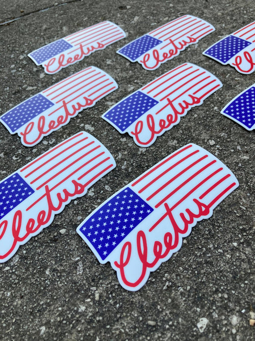 Cleetus Flag Sticker