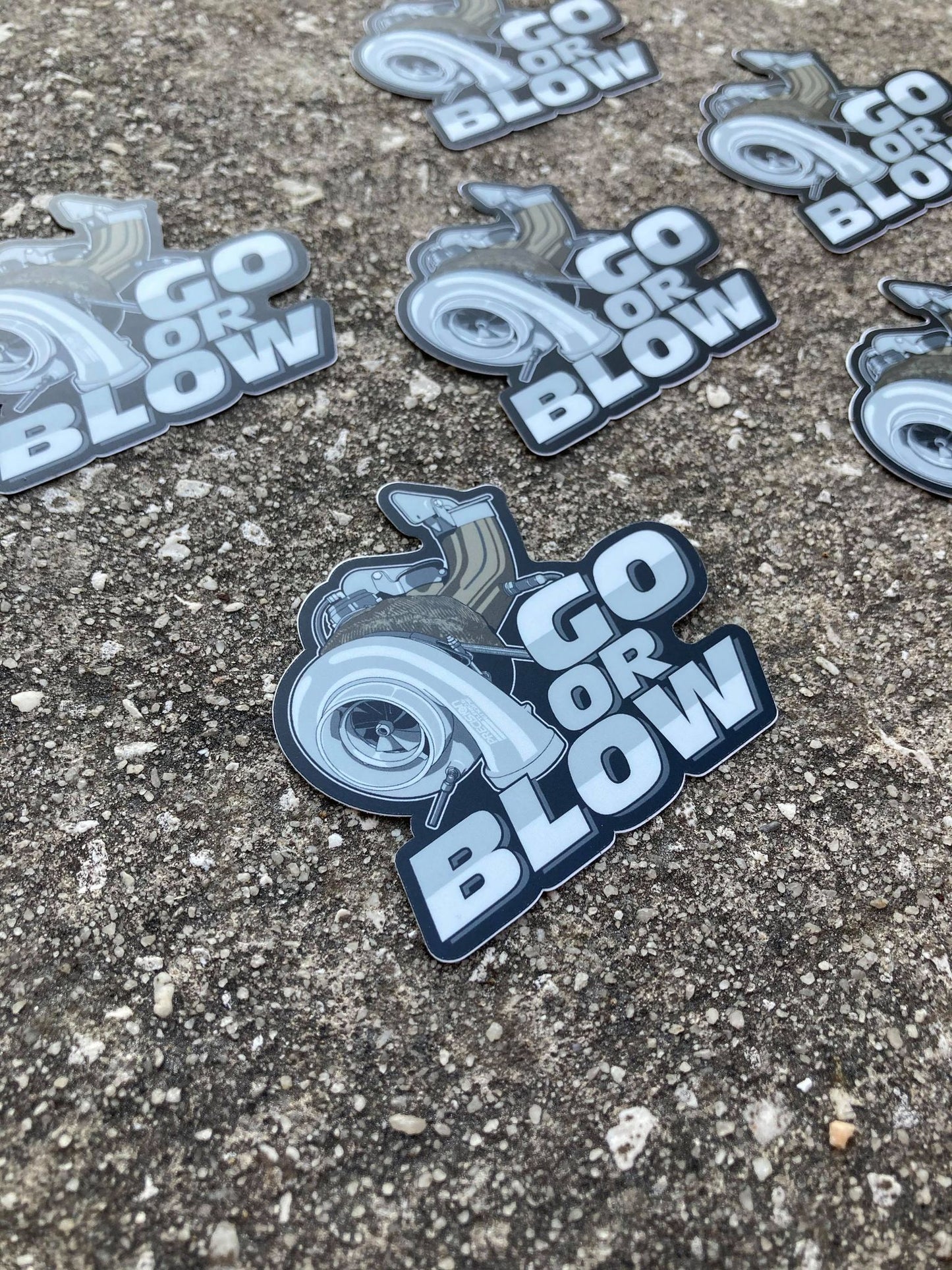 Go or Blow Sticker