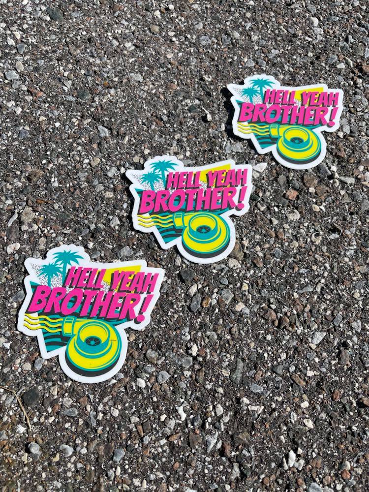 Retro Turbo Sticker