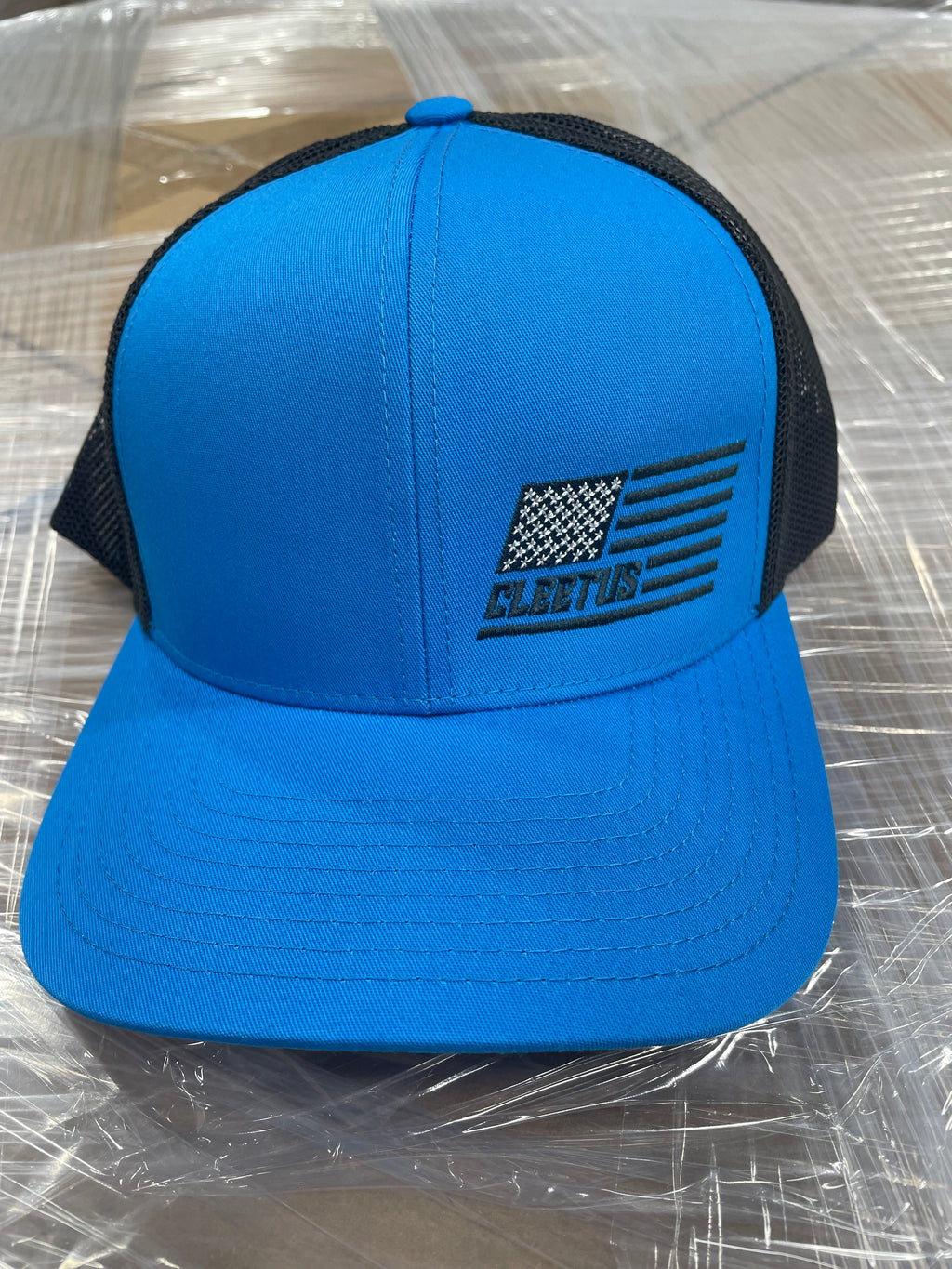 Blue Cleetus Machine Logo Snapback